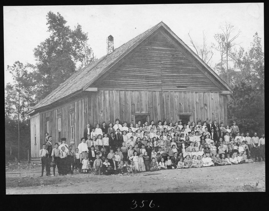 White School Building