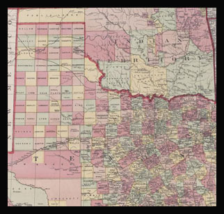 Texas Territory Map