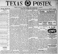 Texas Posten newspaper