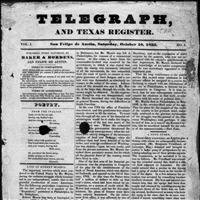 Telegraph and Texas Register