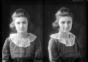 young woman, river valley pioneer museum